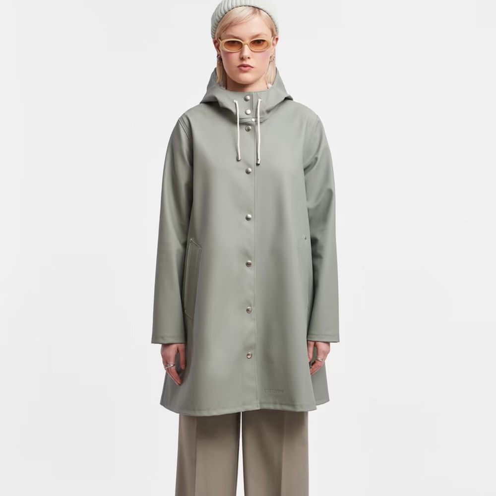 Stutterheim Mooseback Raincoat M Khaki